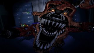 FOXY LEAPED OUT AND BIT ME FNAF 4 Revisited [upl. by Uok]