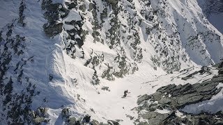 Vallencant Couloir Chamonix with Vivian Bruchez and Tristan Knoertzer [upl. by Taam801]