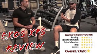 EXOS XPS Certification Review Exos Performance Specialist  How to Choose a Training Certification [upl. by Akena]