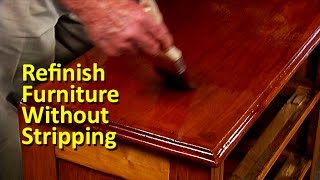 Refinish Furniture Without Stripping [upl. by Asert82]