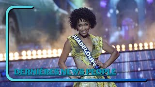 Miss France 2024  Miss Guadeloupe chute en plein show et entraîne une camarade [upl. by Cicely794]