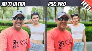 Huawei P50 Pro vs Xiaomi Mi 11 Ultra Camera Comparison [upl. by Ahsinuq]