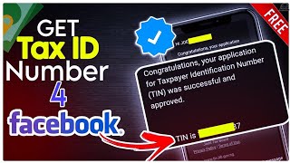 How to Get a Tax ID Number for Facebook  Get Tax ID Number [upl. by Lise]