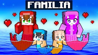 Adopté a Mi Propia Familia de SIRENAS en Minecraft [upl. by Vocaay]