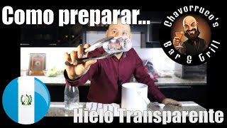 Como hacer hielo transparente [upl. by Enyamert]