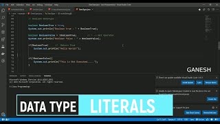 Literals in Java  Literals  Java Tamil [upl. by Llij187]