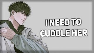 Boyfriend cant resist cuddling you while youre sleeping Tired ASMR Boyfriend [upl. by Benedicta559]