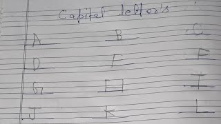 first writing capital latter viralvideo youtubevideo [upl. by Sladen508]