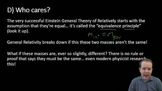 CM7 Inertial and Gravitational Mass [upl. by Paz426]