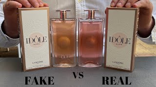 Fake vs Real Lancôme Idôle Aura EDP Perfume 100 ml [upl. by Quartet410]