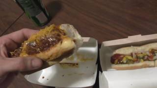 Fast Food Reviews Burger King Hot Dogs Chili Cheese Grilled Dog and The Classic Grilled Dog [upl. by Aysab845]