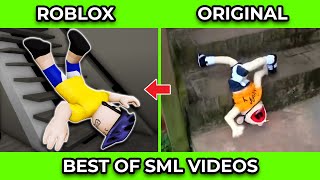 SML Movie vs SML ROBLOX 1 HOURS OF BEST SML VIDEOS  Side by Side 6 [upl. by Notsirhc]