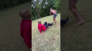 Shaquan vs Marrese Crump Round2 action martialarts [upl. by Loginov867]