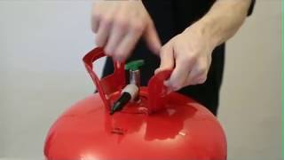 Helium Tank Tutorial How to blow up balloons Quick and Easy [upl. by Poppy]