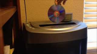 Shredding a pile of old CDs and DVDs [upl. by Jasper]