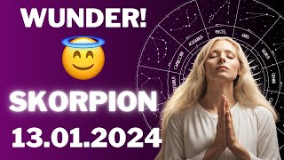 SKORPION ♏️⭐️ EIN WUNDER FÜR DICH 😱 Horoskop  13Januar 2024 skorpion tarot [upl. by Nirrak]