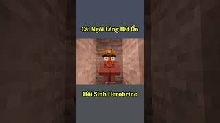 Hồi Sinh Herobrine Để Chống Lại Quái Vật 🤣 shorts [upl. by Tullius]