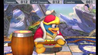 Super Smash Bros for 3DS  Kirby King Dedede Meta Knight Pit and Palutena Character Moves [upl. by Gardel197]