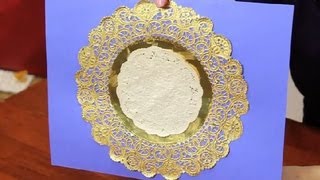 How to Glue Doilies  Fun amp Simple Crafts [upl. by Elfont305]