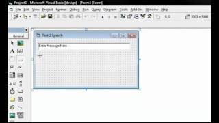 VB6 HOW TO MAKE A TEXT TO SPEECH PROGRAM [upl. by Ashli897]