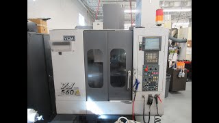 YCM XV560A CNC Vertical Machining Center w 10k Spindle Side Mount Tool Changer Ct40 Spindle Taper [upl. by Martine]