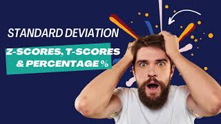 Mastering Z Scores T Scores Standard Deviations amp Percentages A Beginner’s Guide NCECPCE Prep [upl. by Nipsirc]