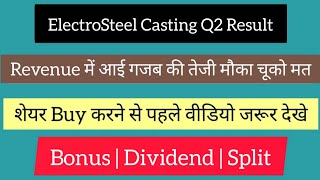 ElectroSteel Casting Q2 Results 2023  ElectroSteel Casting Results  ElectroSteel Casting Share [upl. by Nonnahsed]