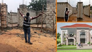 Step By Step  Construction of 5Bedroom House Ground floor Building in Uganda2024 [upl. by Gabriele]