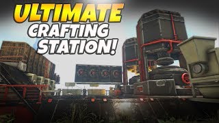 Ark survival Evolved  E20  Building The ULTIMATE starter Crafting Station Speed Build [upl. by Arrait]