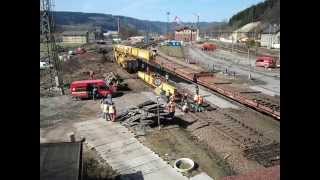 TimeLapse Destruction main station Ústí nad Orlicí 2032014 [upl. by Nadya935]