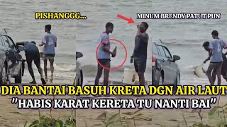 quotHABISLAH KERETAquot GELAGAT DUA LELAKI MEMBASUH KERETA GUNA AIR LAUT UNDANG DEKAH NETIZEN [upl. by Lehteb]