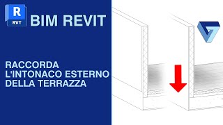 Revit Tutorial Come raccordare il parapetto alla terrazza [upl. by Sedruol223]