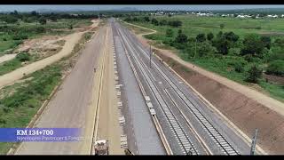 DSM JANUARY 2021 Progress VideoStandard Gauge Railway Line From Dar Es Salaam to Morogoro Project [upl. by Leonore]