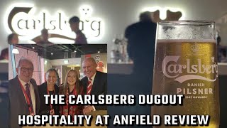 The Carlsberg Dugout at Anfield  Liverpool FC Matchday Hospitality Review  A LFC GIVEAWAY [upl. by Coretta]