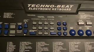 TechnoBeat Electronic Keyboard Track 3 — Twinkle Twinkle Little Star [upl. by Aerdua]