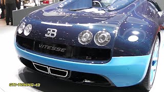 Twotone Blue Bugatti Veyron Vitesse  Geneva Motor Show 2012 [upl. by Naujej]