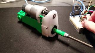 3D Printed Ball Screw Actuator [upl. by Winfrid]