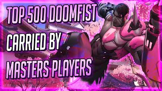 TOP 500 DOOMFIST CARRIED BY MASTERS PLAYERS [upl. by Sileray]