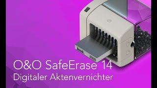 OampO SafeErase 14  Aktenvernichter Dateien und Ordner sicher löschen [upl. by Anyat46]