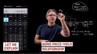 Bond price and yield relationship for the CFA Level 1 exam [upl. by Llehcal]