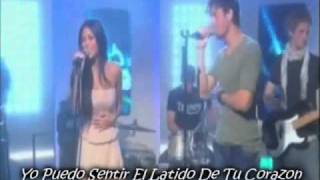 Enrique Iglesias con Nicole Scherzinger  Heartbeat Español GMGRANCANARIO [upl. by Ruffi]