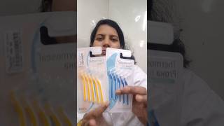 Interdental Brush याचा वापर कसा करायचा brush dentalcare dental [upl. by Clare]