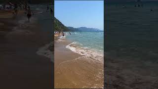 Beautiful Glyfada Beach Corfu traveltips travelinspiration travelguide [upl. by Alyos]