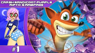 Crash Bandicoot Purple Riptos Rampage  Part 1 Crashing Over To A New World [upl. by Gertrude]