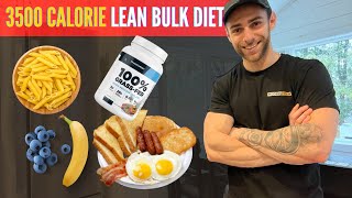 3500 Calorie Lean Bulk Diet Full Day of Eating [upl. by Lavella]