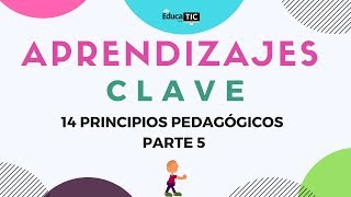 APRENDIZAJES CLAVE  PRINCIPIOS PEDAGÓGICOS  PARTE 5 [upl. by Arianna170]