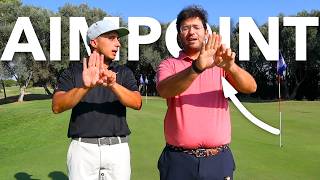 ASÍ VOY A MEJORAR MI PUTT  Jugador profesional de golf me enseña a usar AIMPOINT [upl. by Pinzler]