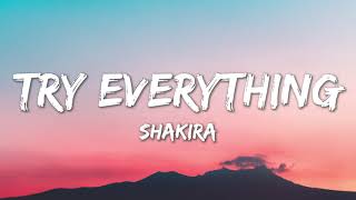 Try Everything  Shakira Lyrics [upl. by Nosnek]