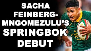 Sacha FeinbergMngomezulus Springbok Debut [upl. by Hahnert]