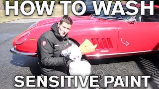 How to Wash Sensitive Car Paint 2 Million Ferrari Trick [upl. by Erdnoid]